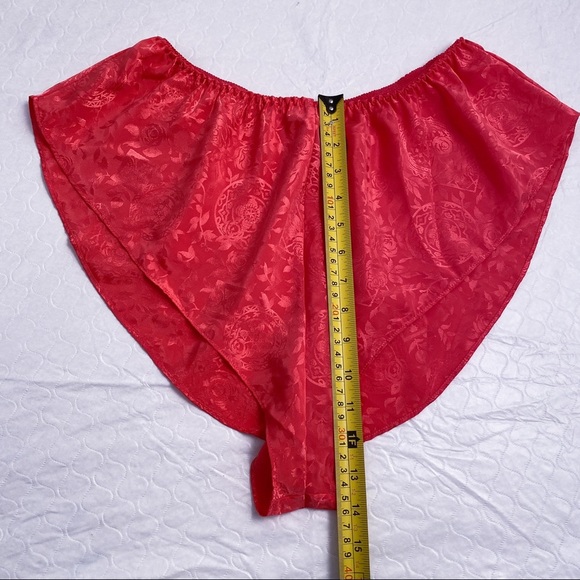 Victoria’s Secret vintage coral satin flutter panty L - Picture 5 of 9